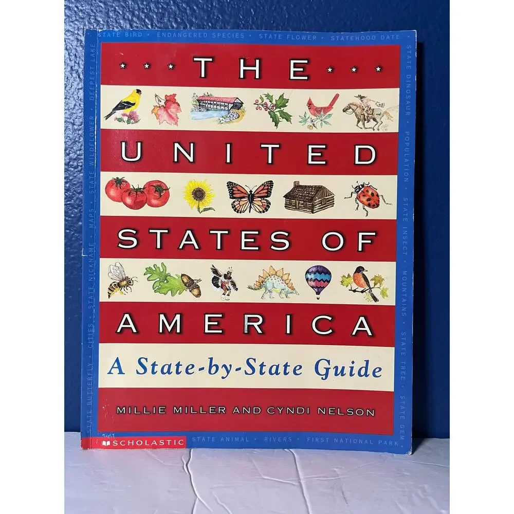The United States of America State-by-State Guide Book‎ Scholastic 2000 Maps
